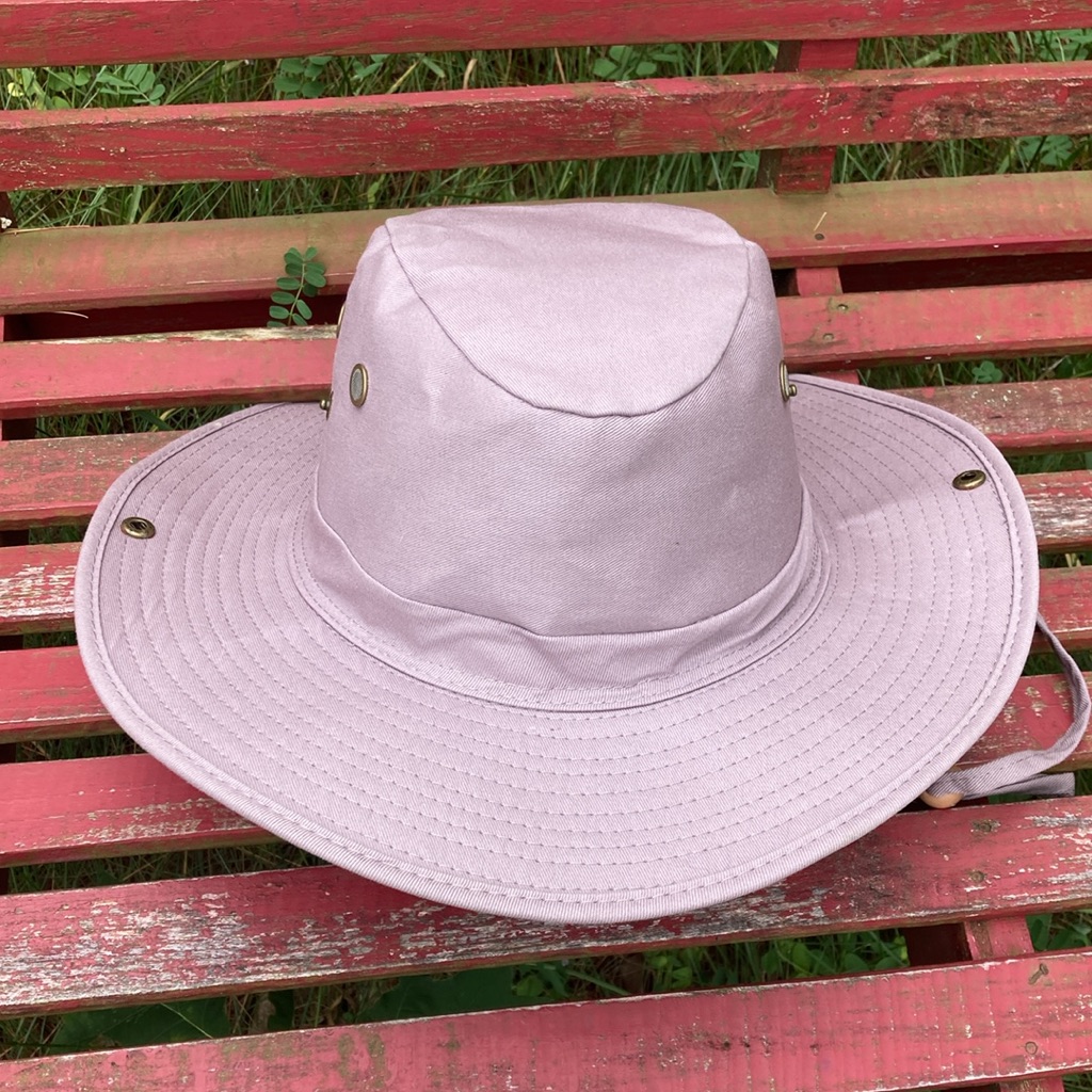 Hat Upf 50+ Rating Moda Goods Gray Purple Size Medium Large — image 3 of 8